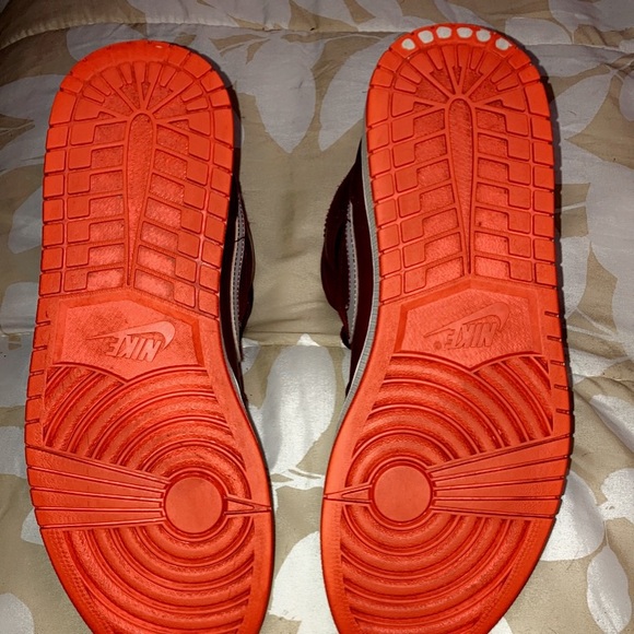 Jordan 1 mid electric team orange deep burgundy - Picture 7 of 7